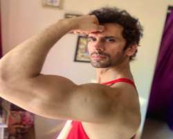 Manoj is a fitness freak and goes to the gym regularly.